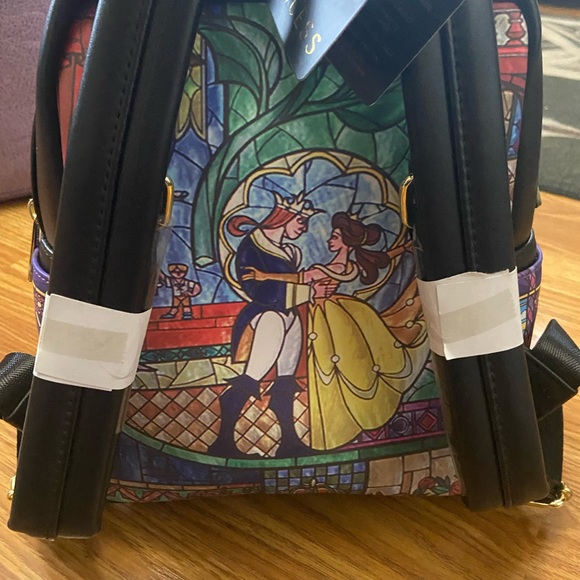 Loungefly beauty and the beast stained glass set - Picture 7 of 9